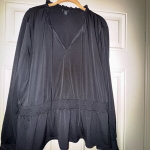 Ann Taylor Black Blouse